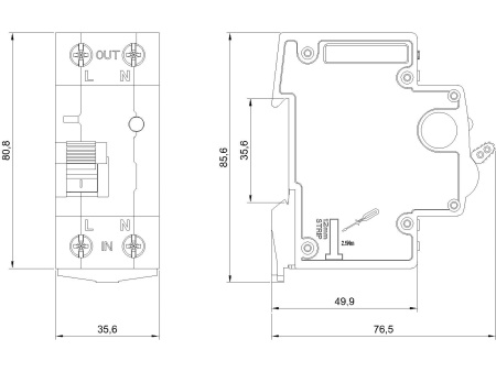Устройство защиты от дугового пробоя УЗДП/УЗИС-ЭКОТЕХ-С1-63А, 3шт (ИСТОК С1-63А)